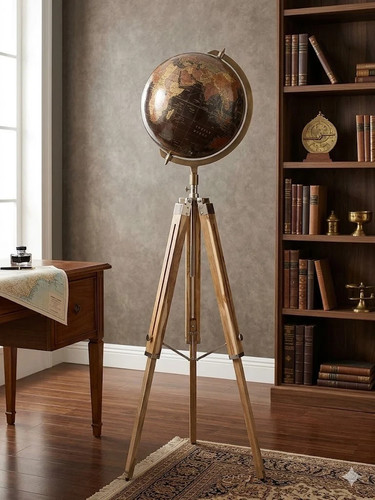 Mappamondo stile vintage - , 12"