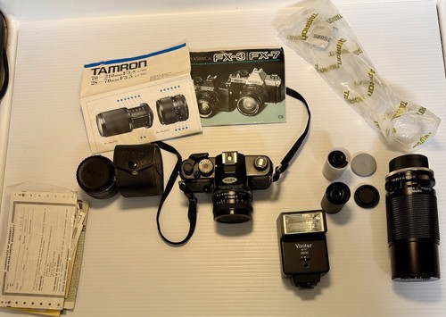 Yashica fotocamera reflex - fx-3,
