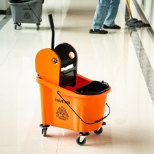 HOMCOM Carrello per Pulizia