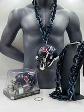 Houston Texans Helmet Chain- Navy Blue Chain