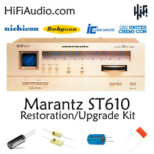 Marantz ST610 sintonizzatore ricostruzione restauro recap service kit riparazione condensatore