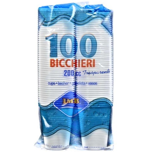 Bicchieri plastica 200cc
