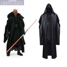 Cosplay Star Wars Darth Maul Costumi Mantello Halloween Maschera Sith Jedi Abiti
