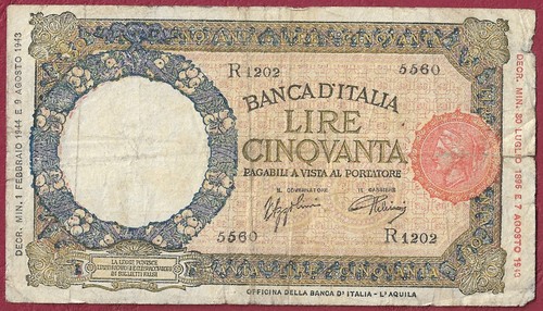 Italia italy lire 66 - 50, p-66