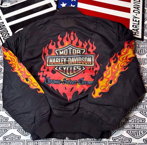 Harley davidson flame - harley, leather