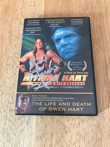 Signed bret hitman - bret, hart