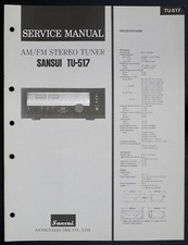 Original SANSUI TU-517 AM/FM