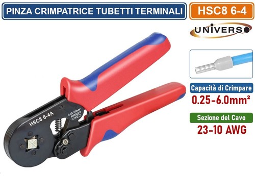 Pinza crimpatrice per tubetti - pinza,