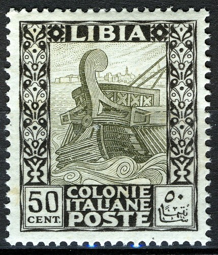 Libia italiana 1924 50c - libia, 1924-40,