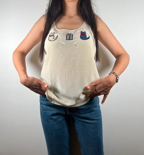 Blusa senza manica - blusa, top