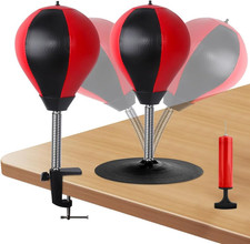 Punching Ball - Sacco Da Boxe per Scrivania, Con Ventosa, Morsetto Da Tavolo E A