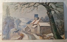 Tableau année 40 Huile non