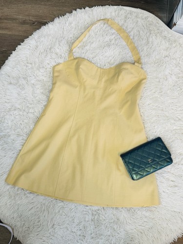 Abito zara cotone - cotone, giallo