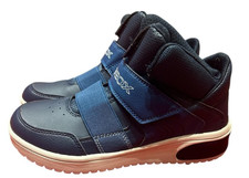 GEOX blu scuro sneaker scarpe tempo libero unisex bambini (J947QA C0404) nuove invernali
