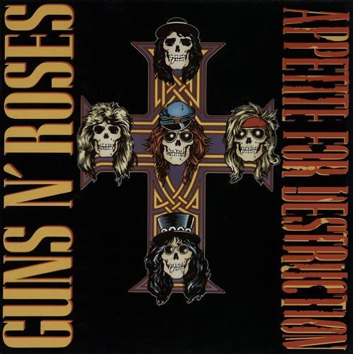 Guns roses lp appetite - guns,