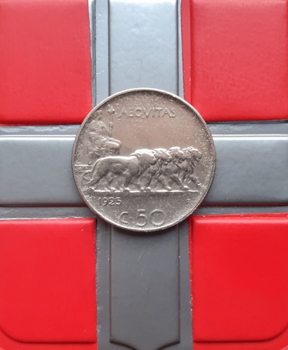 50 centesimi 1925 - (£),