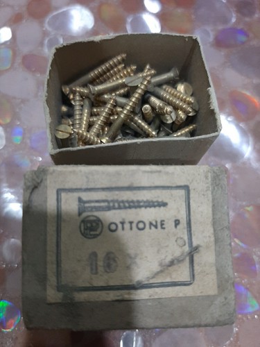 Viti ottone 3x20 testa - viti, in