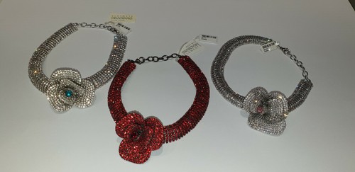 Collana collarino con - con, rosa