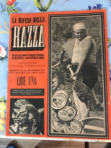 Difesa della razza anno - della,