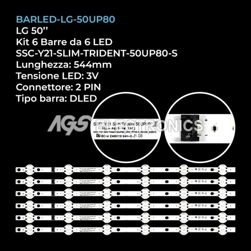 Kit barre strip - barre, lg