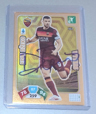 AUTOGRAMM EDIN DZEKO CARD AUTOGRAFATA MAGLIA AS ROMA PANINI FC INTER FIORENTINA