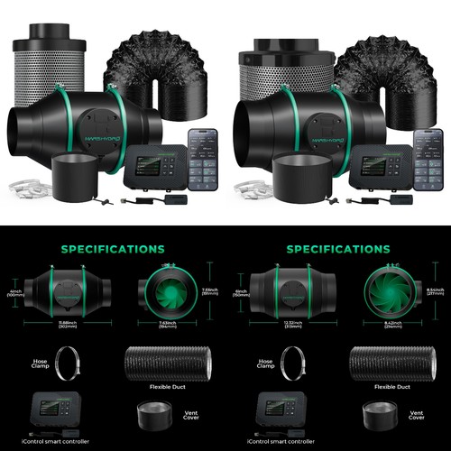 Ventilatore linea mars - linea,