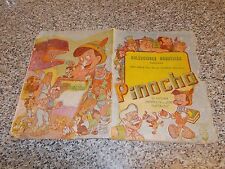ALBUM figurine PINOCCHIO(PINOCHO)WALT DISNEY ED.CUBA(NOGUEIRAS) ANNI 50 COMPLETO