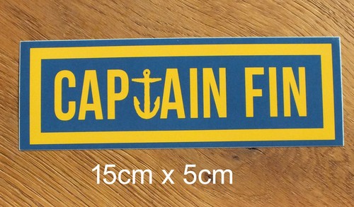 Adesivo captain fin - captain,