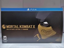 Mortal Kombat X Collector's Coarse Edition PS4, (nuovo sigillato in fabbrica US Ve