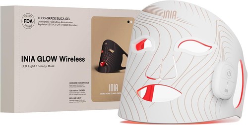 Maschera led viso inia - viso, glow