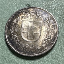 Moneta Svizzera 5 Franchi