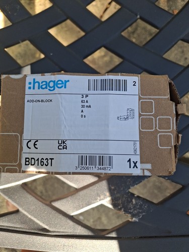 Bullone rcd hager 63a 30ma - rcd, su