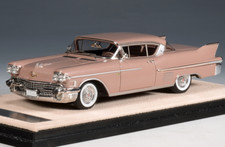 meraviglioso modellino auto in resina 1/43 CADILLAC COUPE DE VILLE 1958 - meridiano tortora