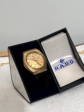  Orologio automatico giorno quadrante oro Rado Companion 603.3186.2 scatola originale