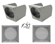 Supporti BOX Portacasse Grigio Panda 141 750  4x4 Porta Altoparlanti autoradio