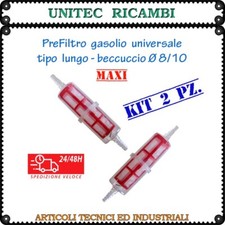 Coppia prefiltro gasolio lungo