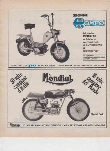 Advertising pubblicità moto - advertising,