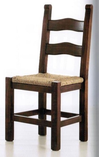 Sedia legno rustica seduta - in,