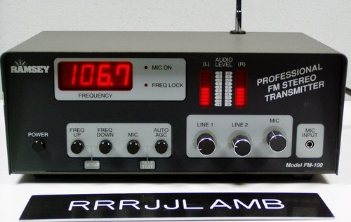 Ramsey 100 trasmettitore - fm,