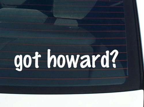 Howard adesivo decalcomania - howard?,