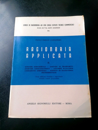 Ragioneria applicata istituti - applicata,