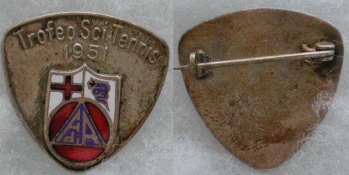Vecchio distintivo smaltato - vecchio,