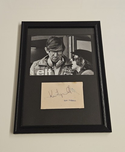 Ken tyrrell autografo - -,