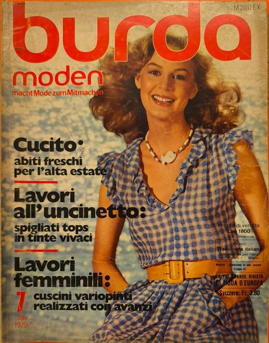 Burda moden 1979 sewing - burda,
