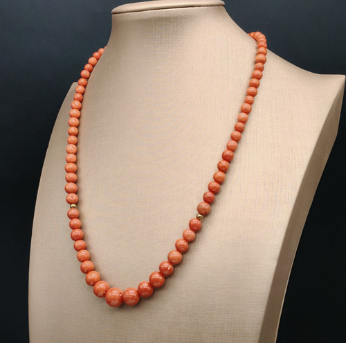 Collana corallo rosso - , di