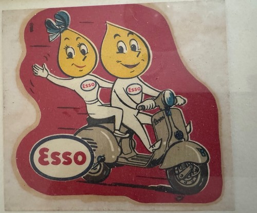 Esso vespa vintage water - vespa,