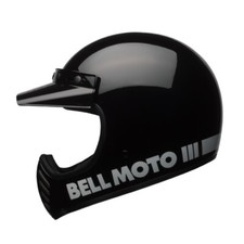 Casco bell moto nero - nero, lucido