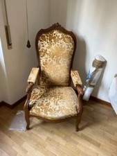  Poltrona Reclinabile  da camera  800  stile Voltaire da rivestire