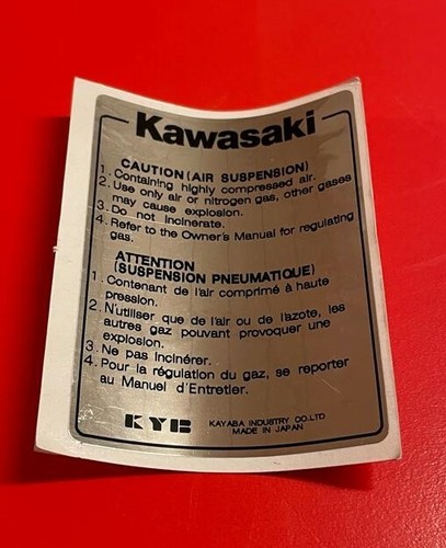 Kawasaki kyb stickers - kyb, stickers/adesivi