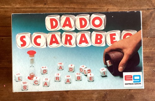 Dado scarabeo gioco scatola - gioco,